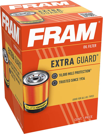 Fram PH5 Extra Guard Passenger Car Spin-On Oil Filter, Pack of 1