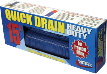 Valterra D04-0057 Blue 15' Heavy Duty Quick Drain Hose