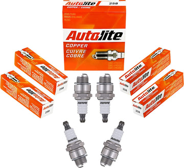 Autolite 258-4PK Copper Non-Resistor Spark Plug, Pack of 4