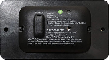 MTI INDUSTRY Safe-T-Alert 85 Series Carbon Monoxide Propane Gas Alarm - 12V - Black [85-741-BL]