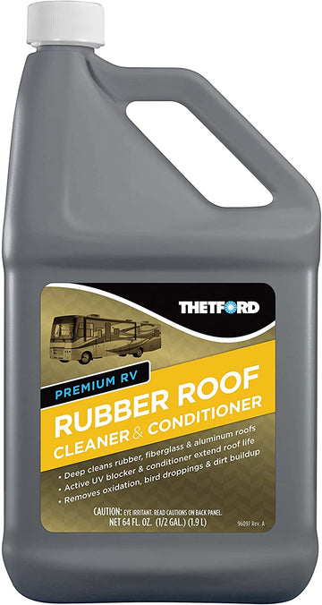 Thetford 96016 Premium RV Rubber Roof Cleaner and Conditioner - 64 oz.