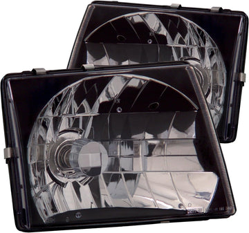 Anzo USA 121139 Toyota Tacoma Jdm Black Headlight Assembly - (Sold in Pairs)