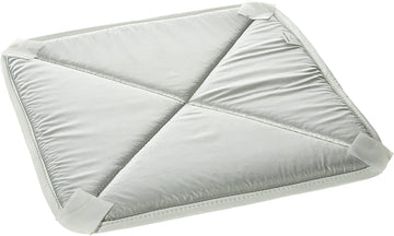 ADCO 7172 18" Deluxe Solar Vent Cover (White Over Silver Color)