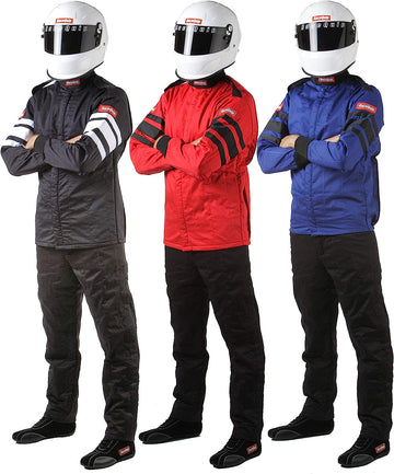 RaceQuip 121003 121 Series Medium Black SFI 3.2A/1 Multi-Layer Driving Jacket