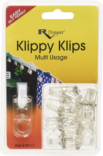 RV Designer Collection M111 Klippy Klips (Pkg 10)