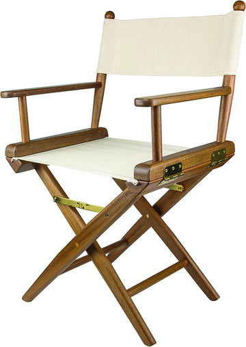 Whitecap 60044 Teak Director's Chair - Natural Seat Cover