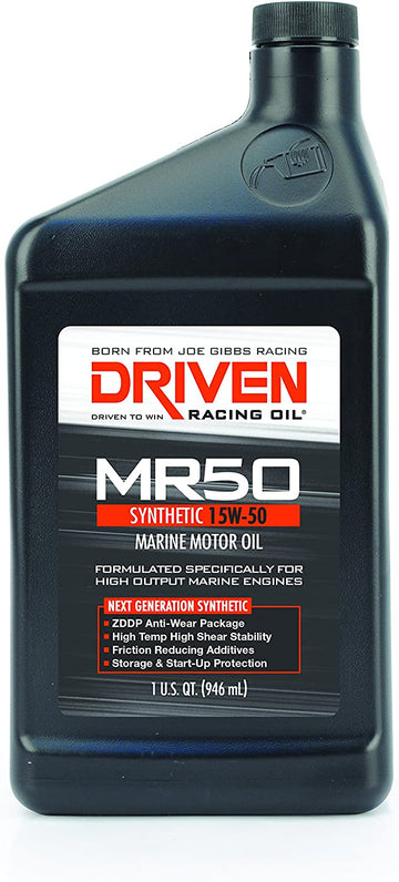 Joe Gibbs 02606 MR50 15W-50 Marine Oil - 1 Quart Bottle
