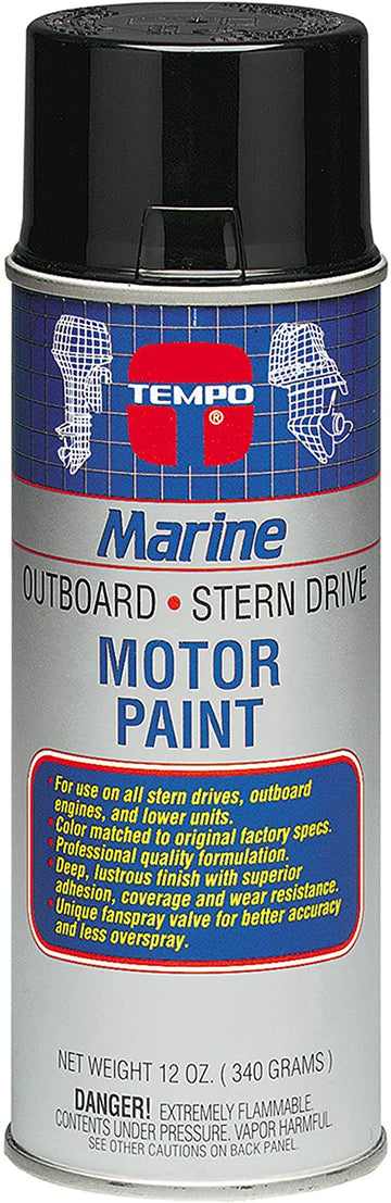 Moeller 025814 Engine Paint - Yamaha Blue Gray, 12 oz.