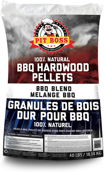 Pit Boss 55435 Competition Pellets for Cooking BBQ-40 No Bag BBQ Blend