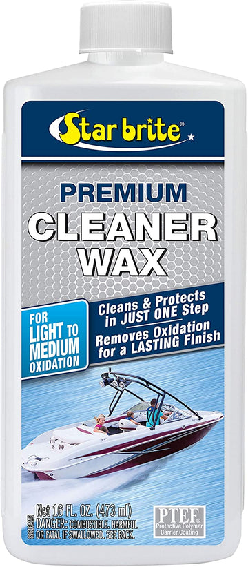 Star brite Premium Cleaner Wax with PTEF 16 oz