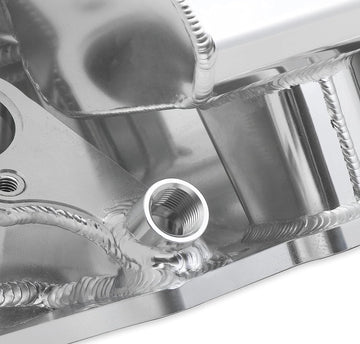 Holley 835161 Holley Sniper Fabricated Intake Manifold Precision Fixtured And Welded For A Perfect Fit Single 4500 Flange Silver Holley Sniper Fabricated Intake Manifold