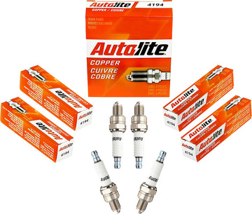 Autolite 4194 Copper Non-Resistor Automotive Replacement Spark Plugs (4 Pack)