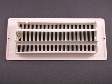 4 X 10 White Floor Register