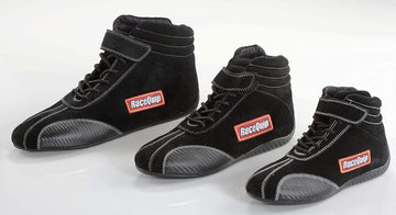 RaceQuip 30500105 Euro Carbon-L Series Size 10.5 Black SFI 3.3/5 Racing Shoes