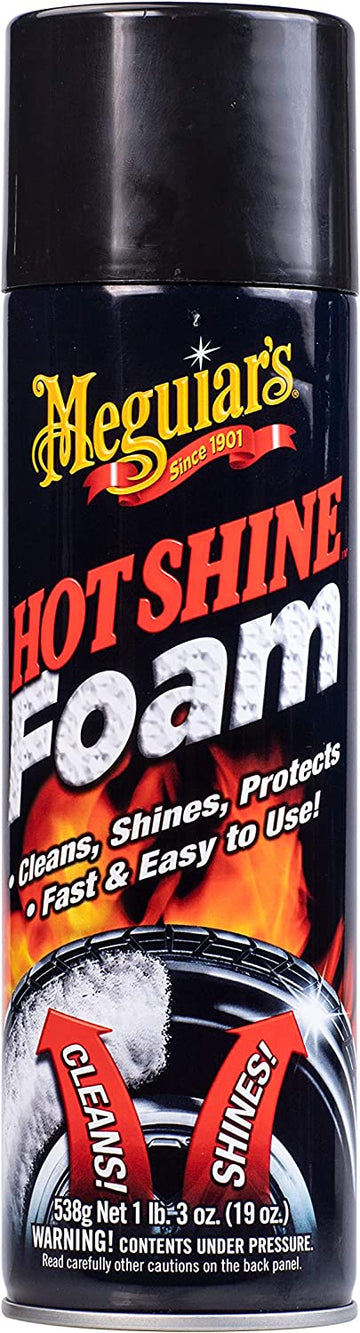 Meguiar's G13919 Hot Shine Tire Foam - 19 oz. 19 Ounces