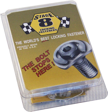 Stage 8 8911 3/4" Locking Header Bolt Kit for GM Small Block