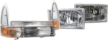 Xtune HD-JH-FF25099-AM-C Ford Superduty Headlight Chrome