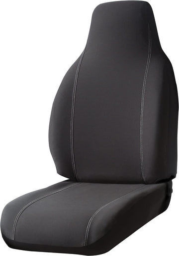 Fia Front Bucket Custom Fit Seat Cover - Poly-Cotton (Black)