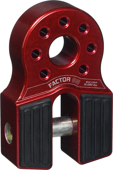 Factor 55 00050-01 FlatLink Winch Shackle Mount Assembly Red