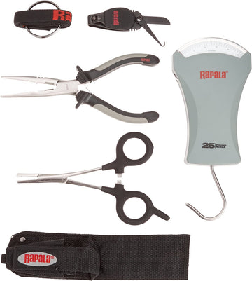 Combo 6 .5" Pliers 5.5" Forceps 25 lb. Scale Clipper Sheath