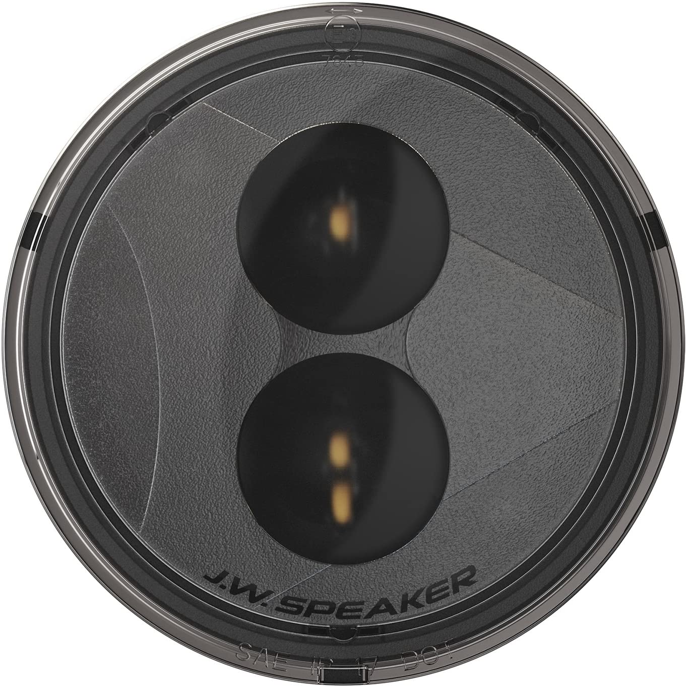 J.W. Speaker 0346503 Model 239 J2 12V DOT/ECE LED Round Turn Signals with Smoked Lens - 2 Light Kit