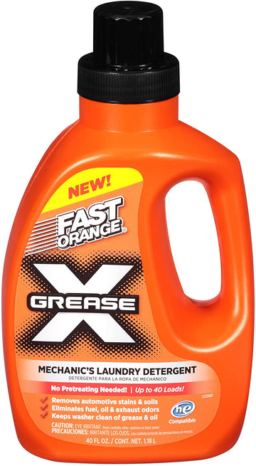Permatex 22340 Fast Orange Grease X Mechanic's Laundry Detergent, 40 fl. oz. 1