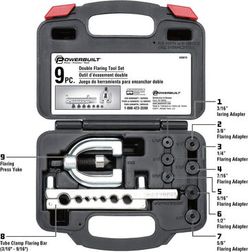 Alltrade 648610 Kit 23 Double Flaring Tool Set