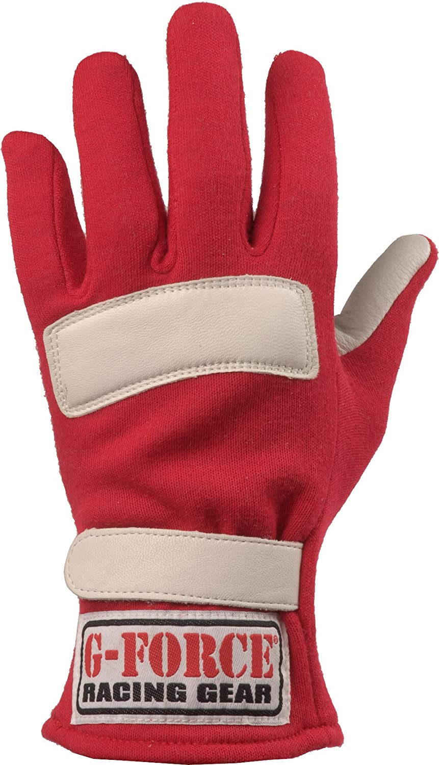Gforce Racing Gear 4101XLGRD G5 Red X-Large Junior Racing Gloves X-Large Red