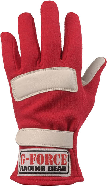 Gforce Racing Gear 4101XLGRD G5 Red X-Large Junior Racing Gloves X-Large Red