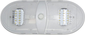 Valterra Diamond Group by DG65430VP Slim Line LED Dome Light - Double, 5500K, Daylight White