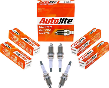 Autolite 3924 Copper Core Flat Pack Spark Plug, Pack of 1