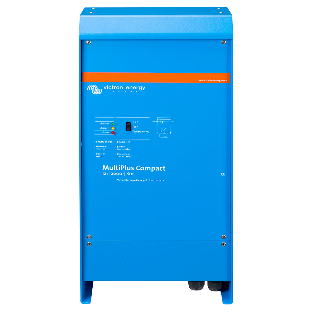 Victron MultiPlus Inverter/Charger 12 VDC - 2000W - 80AMP Battery Charger - 50AMP Transfer Switch