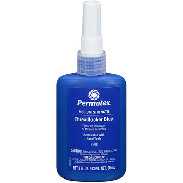 Permatex Medium Strength Threadlocker Blue - 90ml Bottle