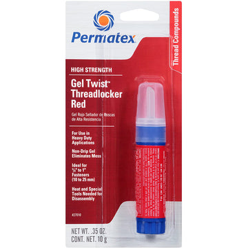 Permatex High Strength Threadlocker RED Gel Twist