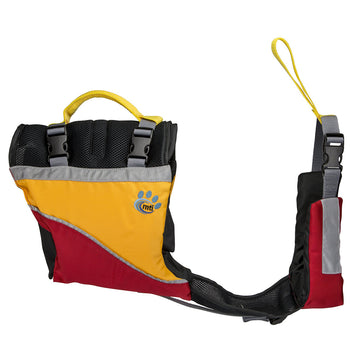 MTI Underdog Dog Life Jacket - Red/Mango - X-Large