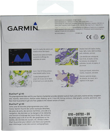 Garmin BlueChart g2 California/Mexico Saltwater Map microSD Card