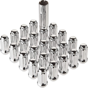 West Coast Accessories W5614ST 14 mm x 1.5" Spline Closed End Truck Wheel Lug Nut Installation Kit - 6 Lug