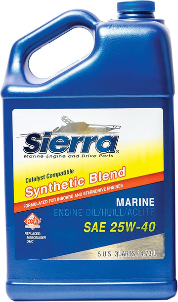 Sierra 25W40 Synthetic Blend Catalyst Engine Oil 1 Quart