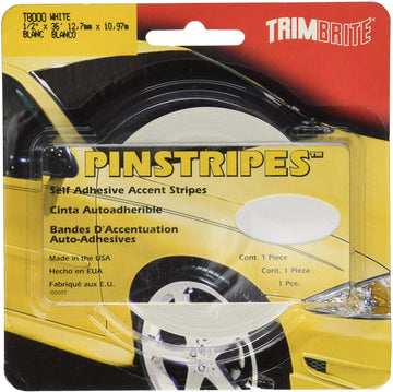 Trimbrite T8000 1/2X36 White Pin Stripe