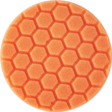 Chemical Guys BUFX_102_HEX5 Hex-Logic Medium-Heavy Cutting Pad, Orange (5.5" Pad Fits 5" Backing Plate) 5.5" Medium-Heavy Cutting