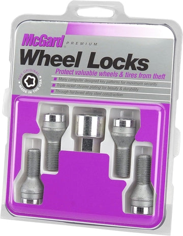 McGard 27216 Chrome Bolt Style Cone Seat Wheel Lock Set