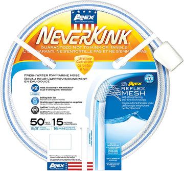 Teknor Apex 8602-50 Neverkink 5/8" X 50' RV and Marine Hose 5/8 - Inch X 50 - Feet