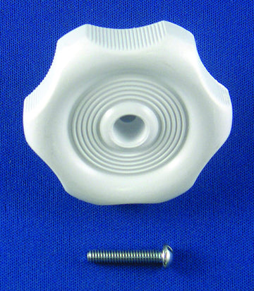 WCM RV Motorhome Trailer 743CE WHT 2-1/4" Diameter White Plastic Window Operator Knob with 1" Shaft