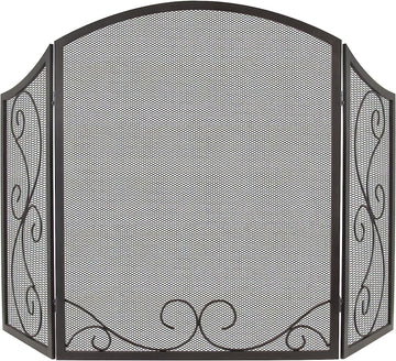 Pleasant Hearth FA995S Iris Scroll Fireplace Screen