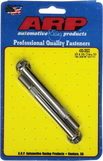 ARP 4303502 Starter Bolt Kit, Stainless Steel with Hex Style Heads, for Select Chevrolet Applications