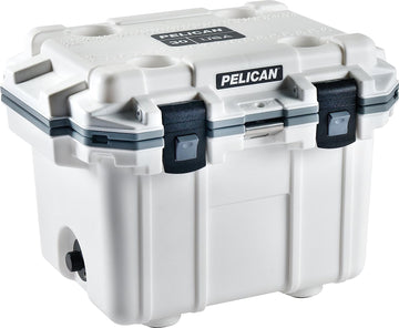 Pelican Products Inc Elite 30 Quart Cooler (White/Gray), Multi (30Q-1-WHTGRY)
