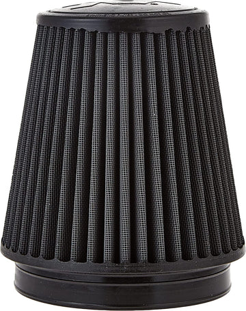 K&N RU-3101HBK Universal Clamp-On Air Filter: Round Tapered; 6 in (152 mm) Flange ID; 7.5 in (191 mm) Height; 7.5 in (191 mm) Base; 5.25 in (133 mm) Top