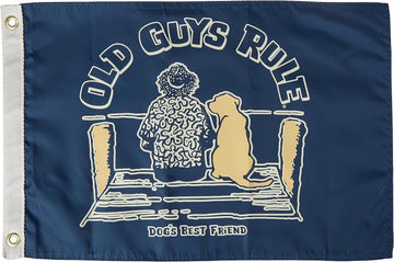 Taylor Made Products 5635 Old Guys Rule Dog's Best Friend Flag