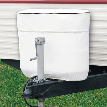 Classic Accessories 79720 RV Propane Tank Cover, White, Fits Dual 20 - 5 Gallon Tanks