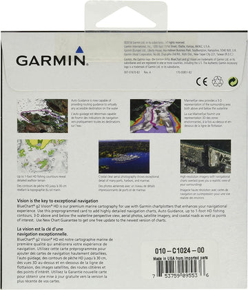 Garmin BlueChart g2 Vision Bermuda Saltwater Map microSD Card
